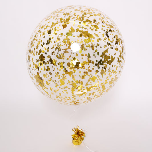 Confetti Bubble Balloon, 24 inch, 1 count